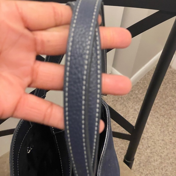 Kate Spade Denim Leather Shoulder Bag - Picture 9 of 10
